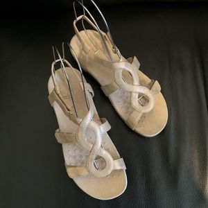 Vionic Jodie Adjustable Strap Rose Gold Shoes Sz 8